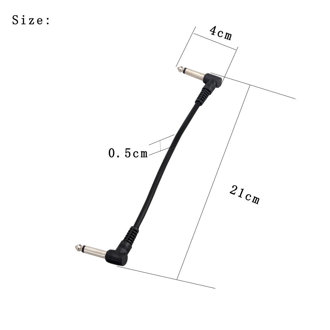 6 Pcs Guitar Effect Pedal Cabl - مراجعة Audio Music Link وسعره