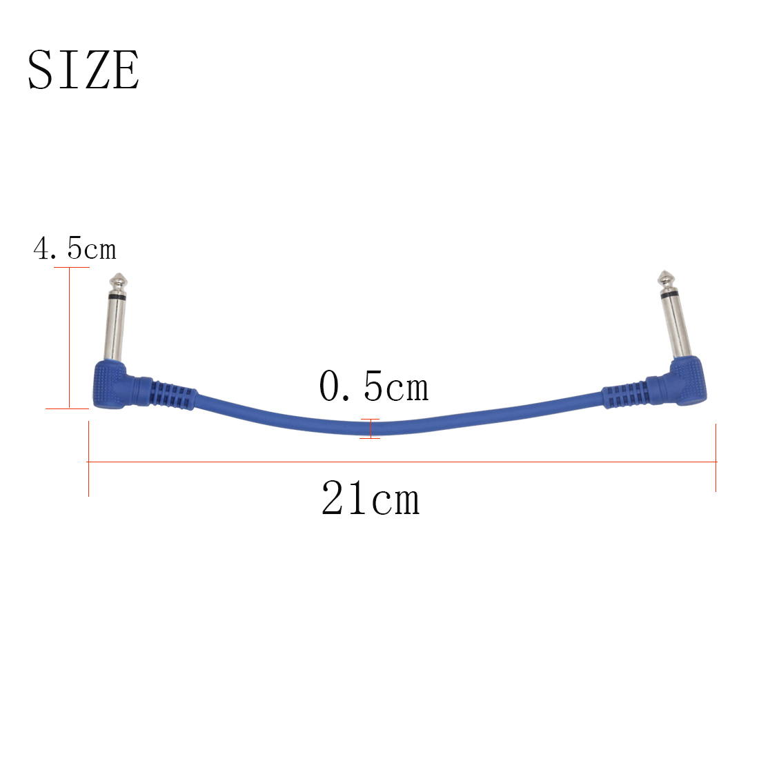 6 Pcs Guitar Effect Pedal Cabl - مراجعة Audio Music Link وسعره