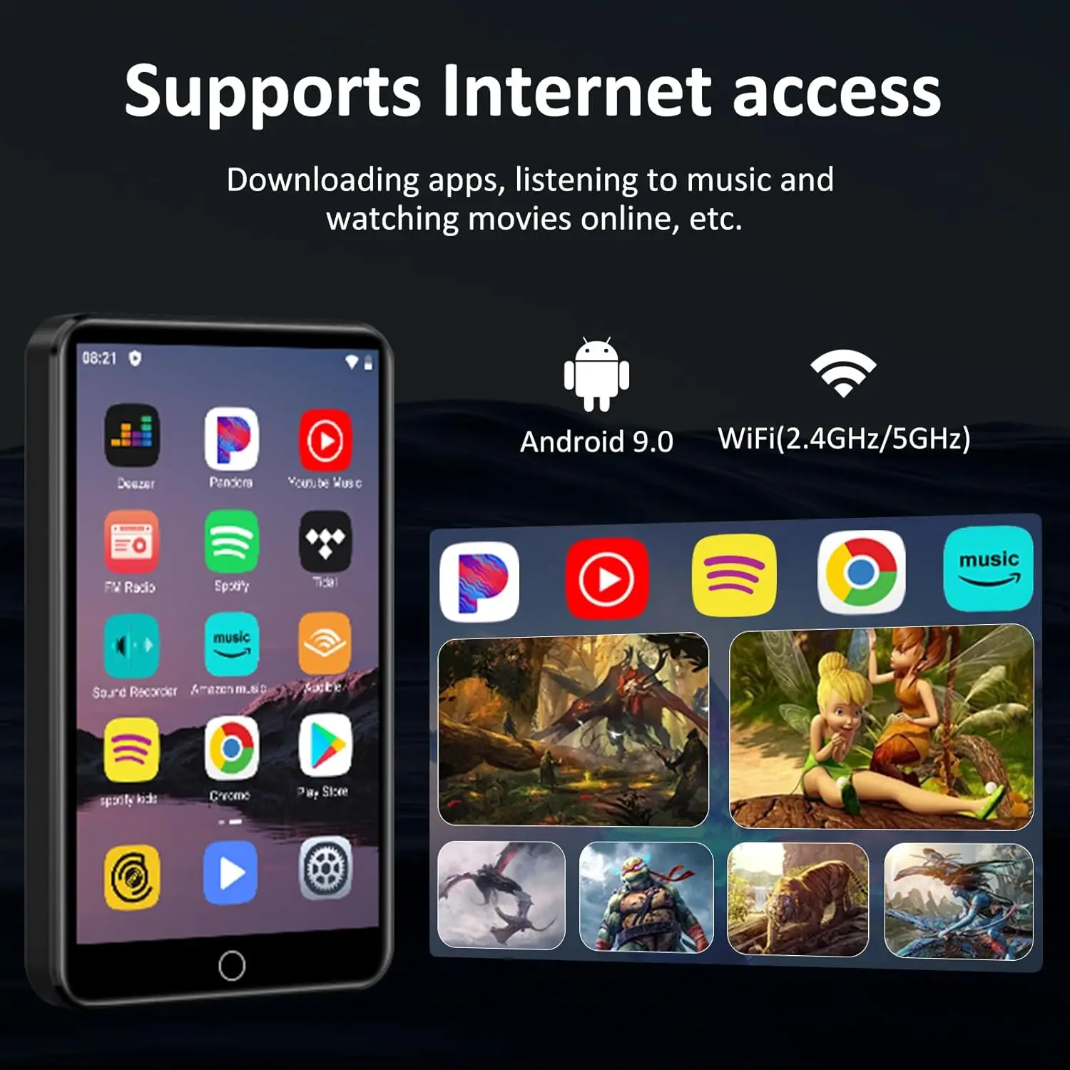 80G HiFi MP3 MP4 Player Blueto - مراجعة Music Audiobook وسعره