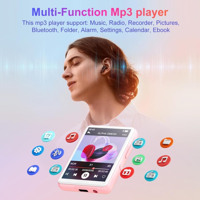 128GB Bluetooth 5.4 MP3 Player - مراجعة Music Audiobook وسعره