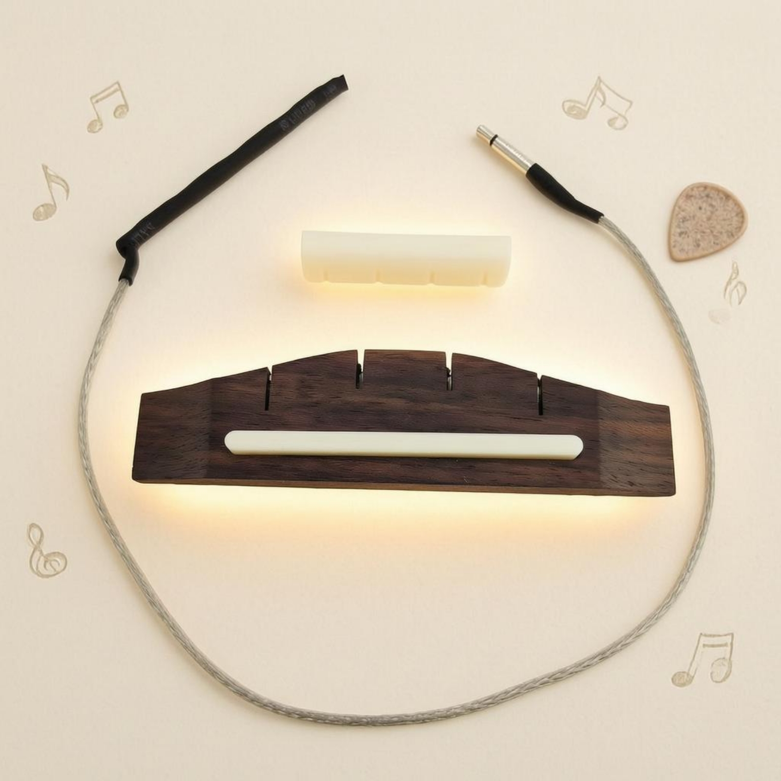 Ukulele Bridge Set ABS Ukulele - مراجعة Ukulele Beginner Kit وسعره