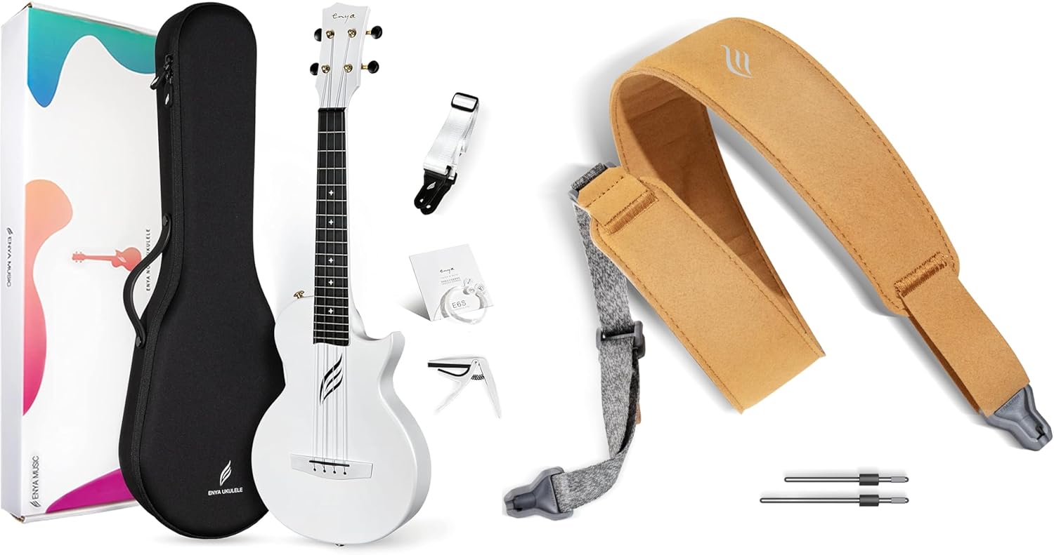 26 Inch Carbon Fiber Acoustic- - مراجعة Ukulele Beginner Kit وسعره
