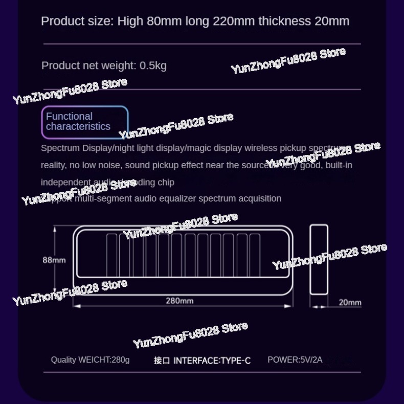 12-Bit RGB Pickup Level Light  - مراجعة Audio Music Youtube وسعره
