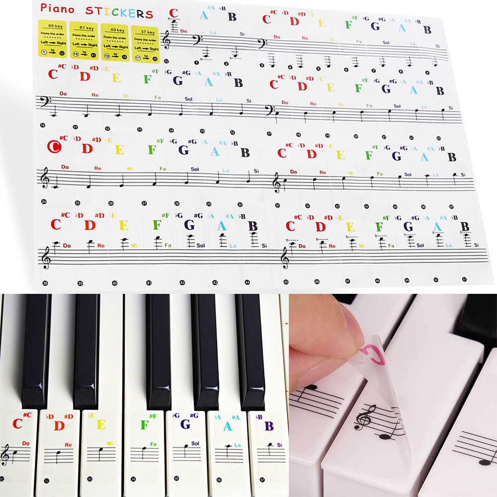 Transparent Piano Keyboard Sti - مراجعة Keyboard Piano 61 Key وسعره