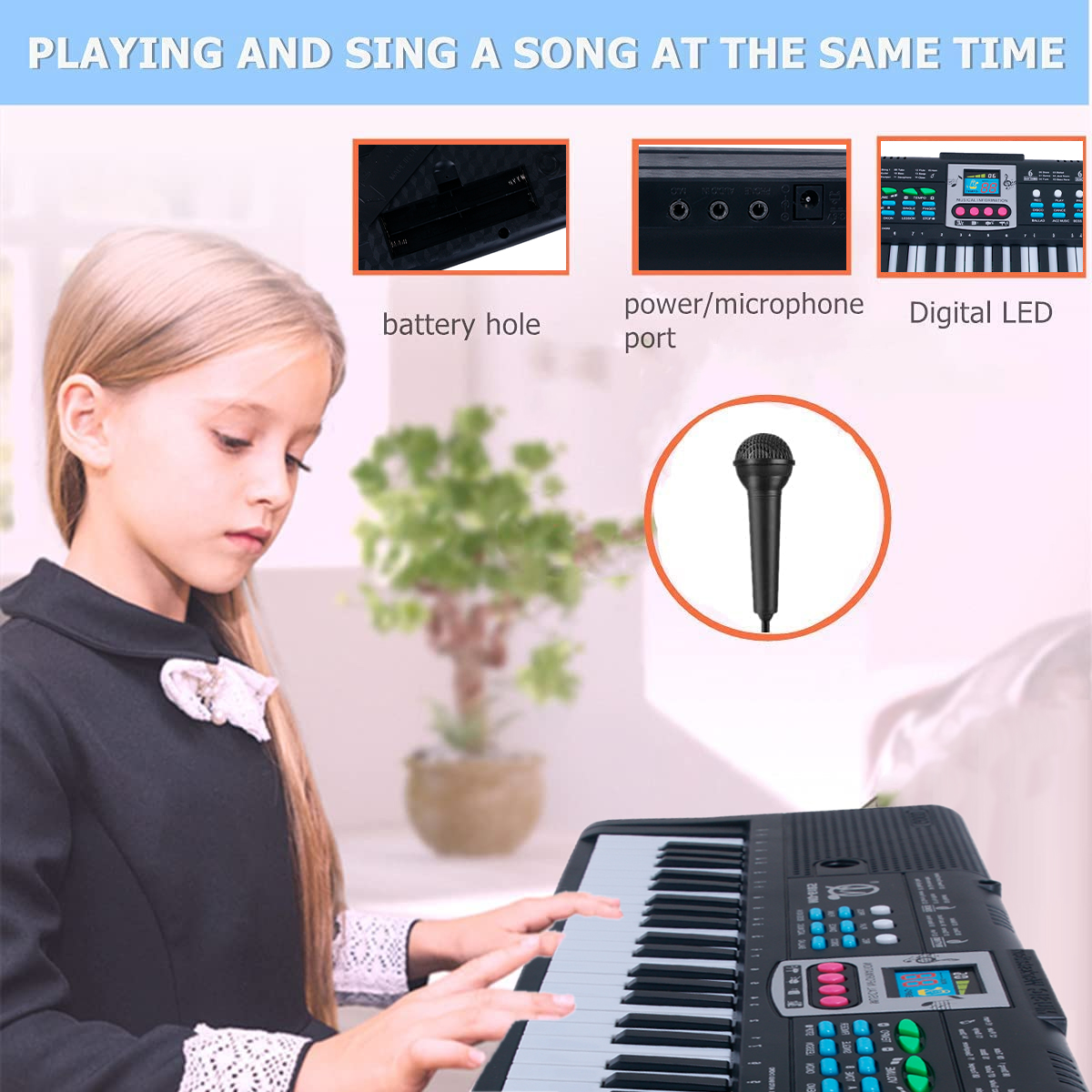 61Key Quick Start Electronic K - مراجعة Keyboard Piano 61 Key وسعره