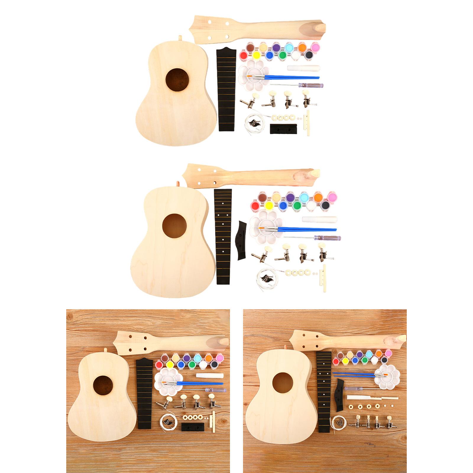 Ukulele DIY Kits Handwork Craf - مراجعة Ukulele Beginner Kit وسعره