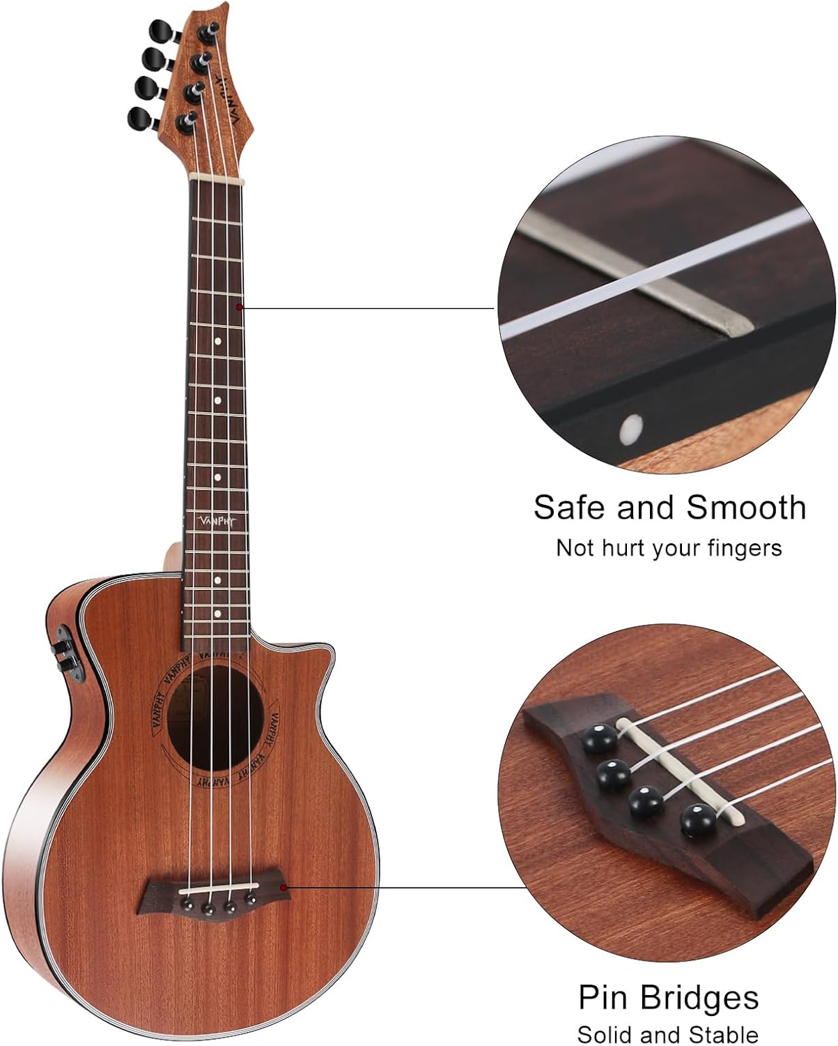 Acoustic Electric Concert Ukul - مراجعة Ukulele Beginner Kit وسعره