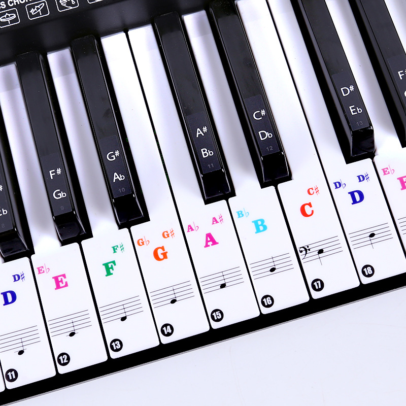 Transparent Piano Keyboard Sti - مراجعة Keyboard Piano 61 Key وسعره