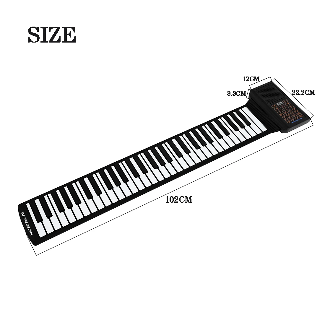61 Keys Mini Roll Up Piano Sil - مراجعة Keyboard Piano 61 Key وسعره