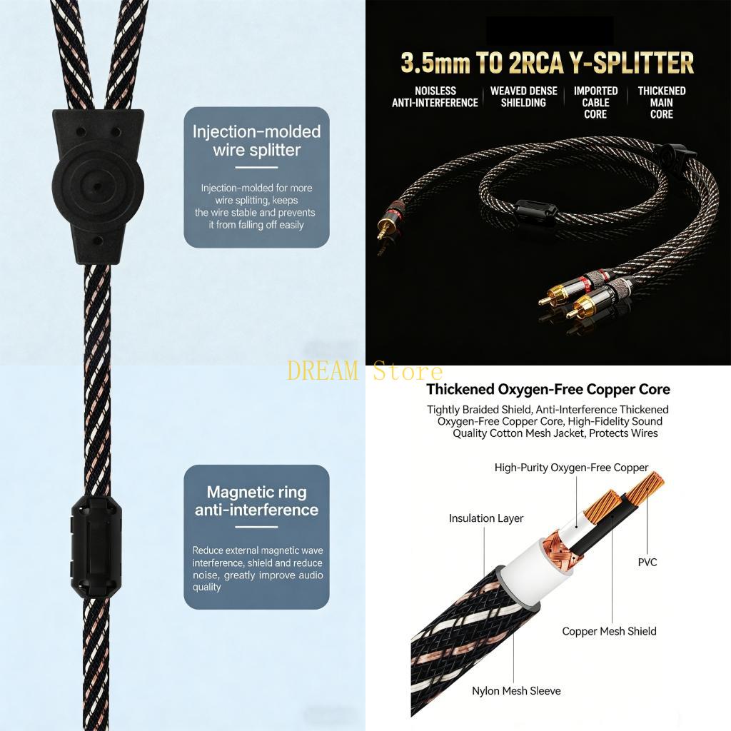 Improved Safety 3.5mm To Link  - مراجعة Audio Music Link وسعره