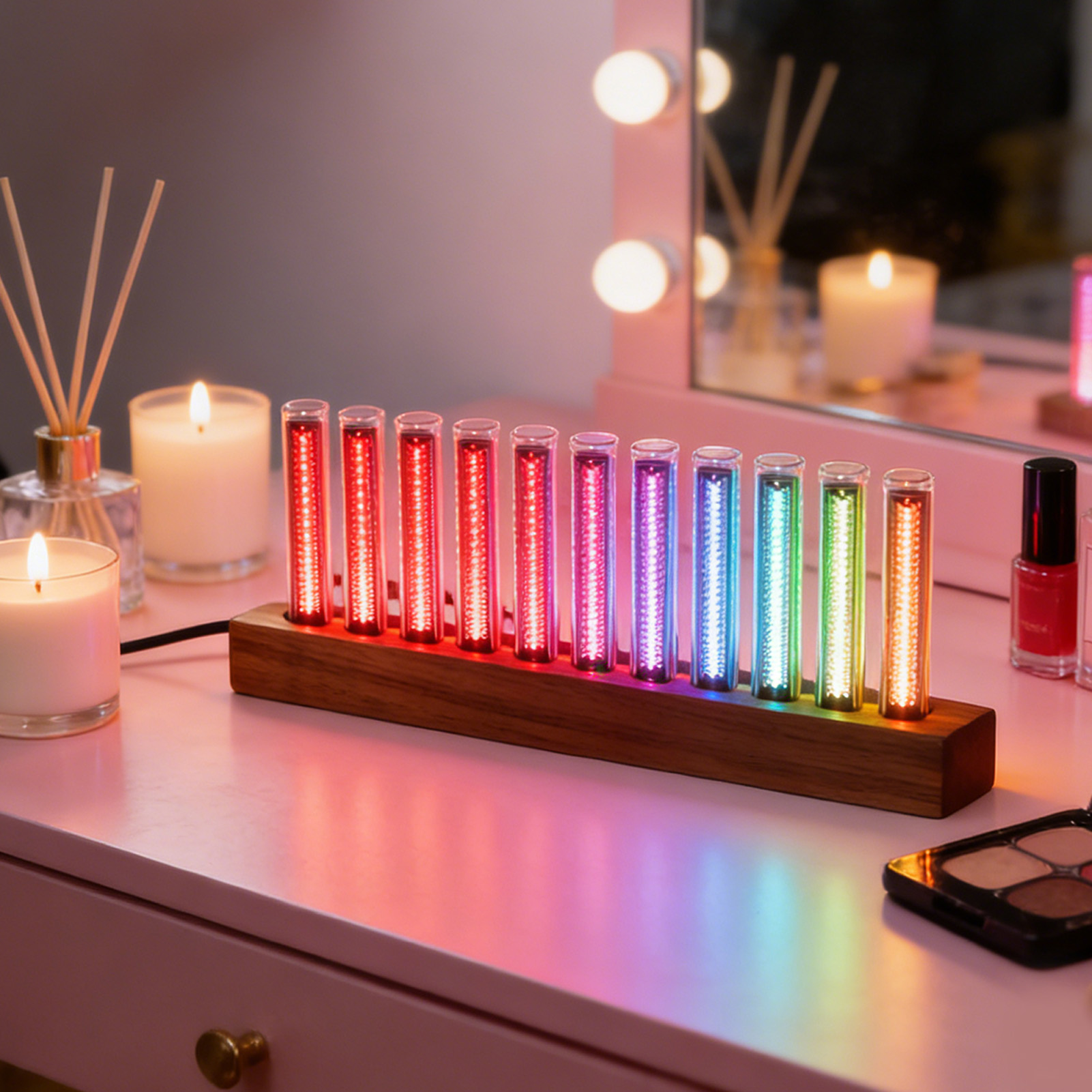 LED Music Spectrum Display Hom - مراجعة Audio Music Youtube وسعره