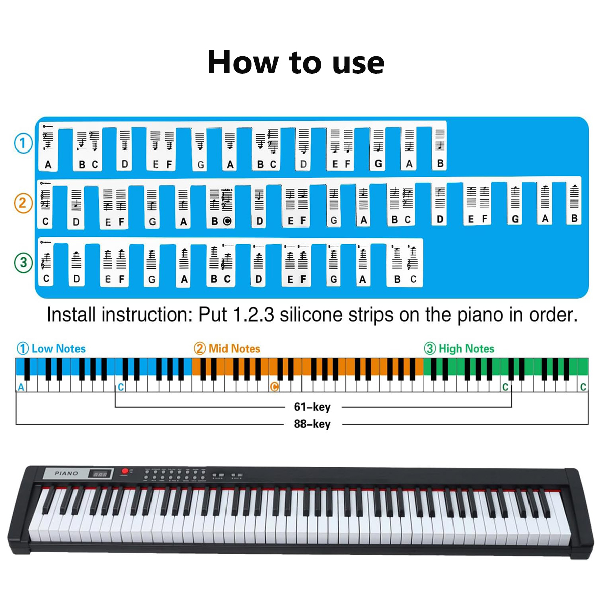 Miwayer 61/88 Keys Piano Keybo - مراجعة Keyboard Piano 61 Key وسعره