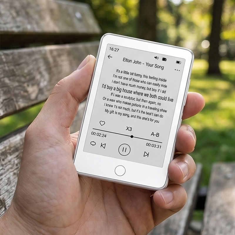 64GB 2.7‘’-3.5‘’inch E-ink Scr - مراجعة Music Audiobook وسعره