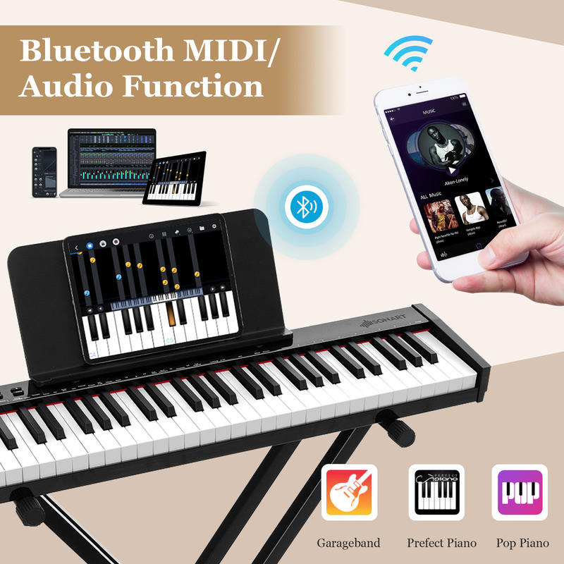 61-Key Portable Electronic Key - مراجعة Keyboard Piano 61 Key وسعره