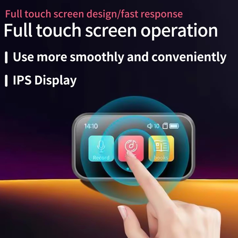 Touch Screen Mini Bluetooth MP - مراجعة Music Audiobook وسعره