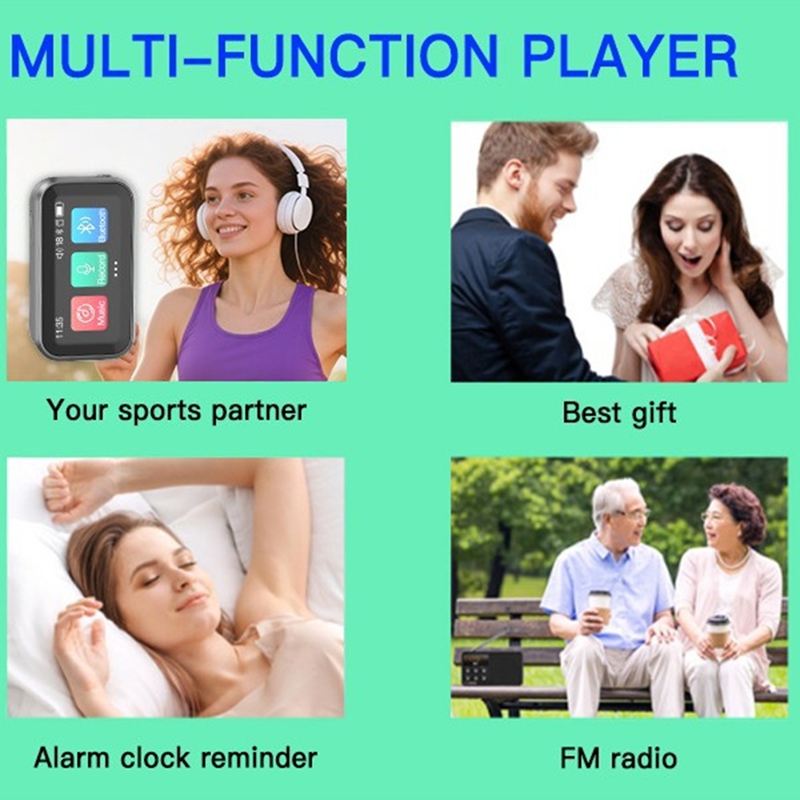 Touch Screen Mini Bluetooth MP - مراجعة Music Audiobook وسعره