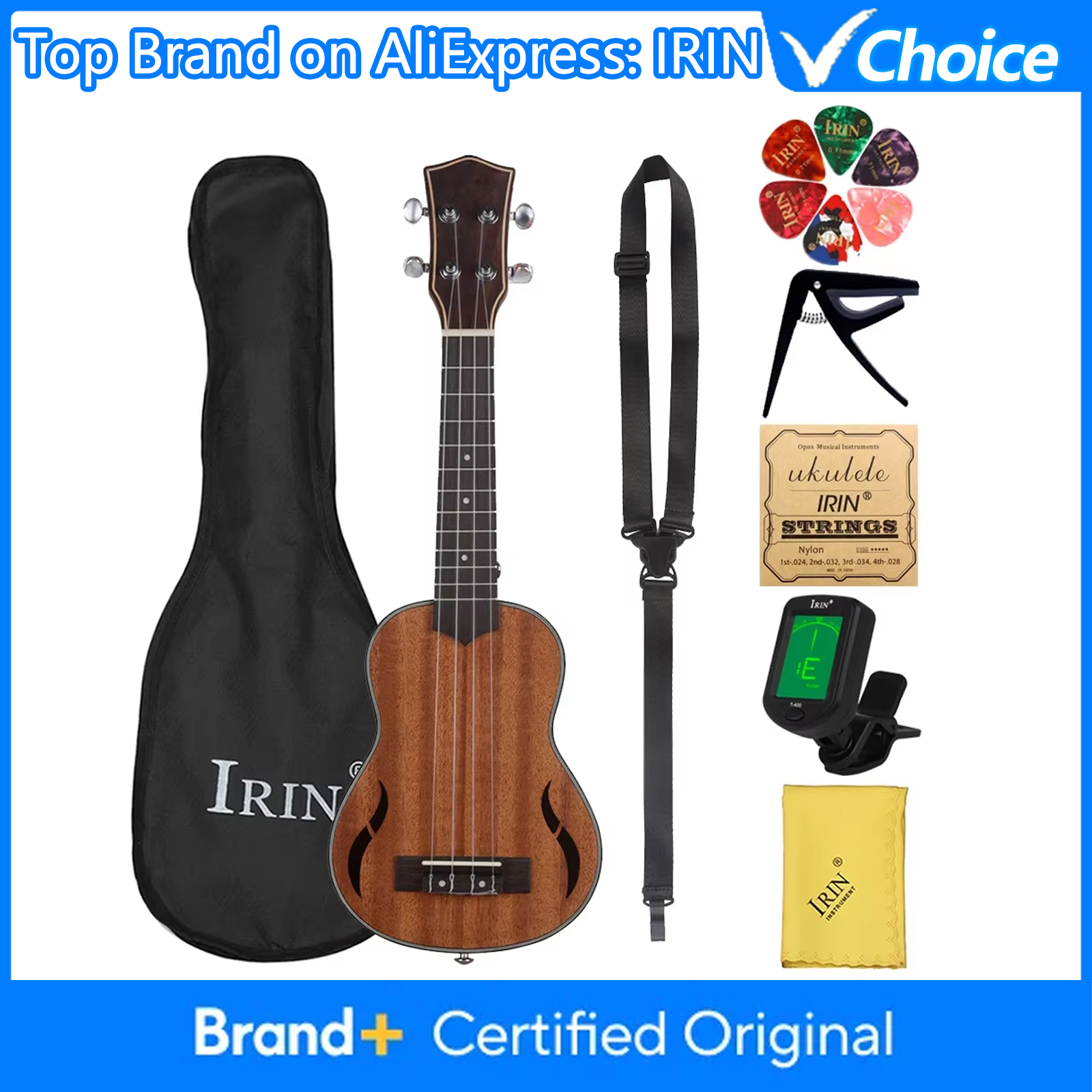 21 Inch Ukulele 4 Strings Hawa - مراجعة Ukulele Beginner Kit وسعره