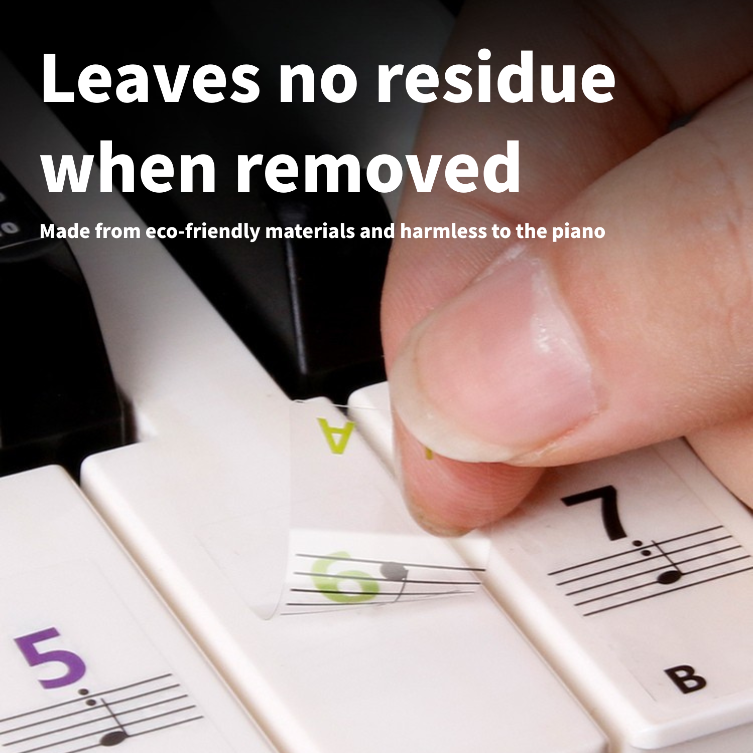 Piano keyboard stickers, suita - مراجعة Keyboard Piano 61 Key وسعره