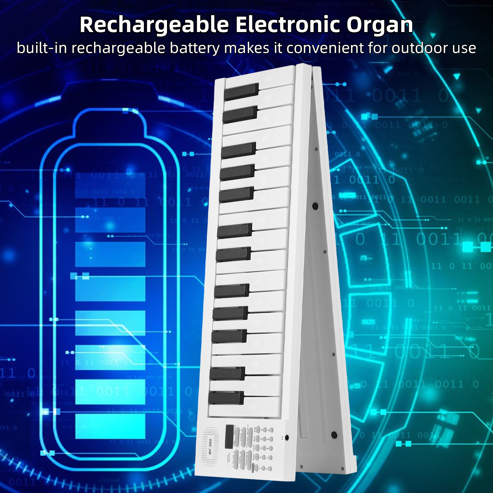 61-Key Foldable Electronic Pia - مراجعة Keyboard Piano 61 Key وسعره