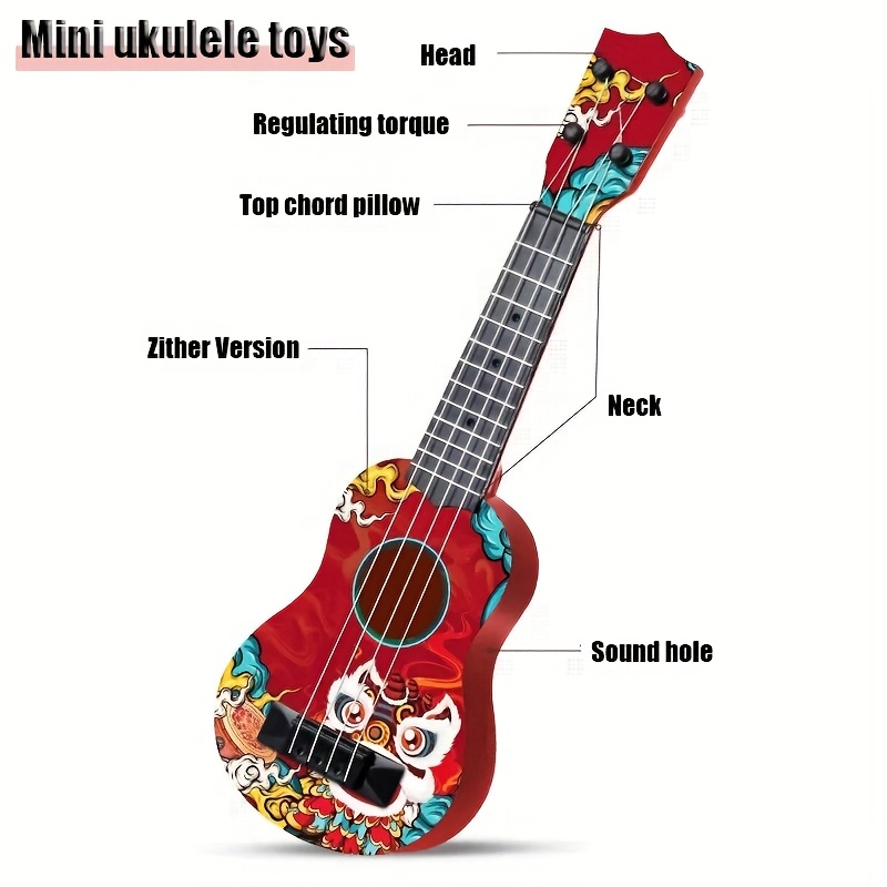 17.5 Inch Mini Ukulele, Chines - مراجعة Ukulele Beginner Kit وسعره