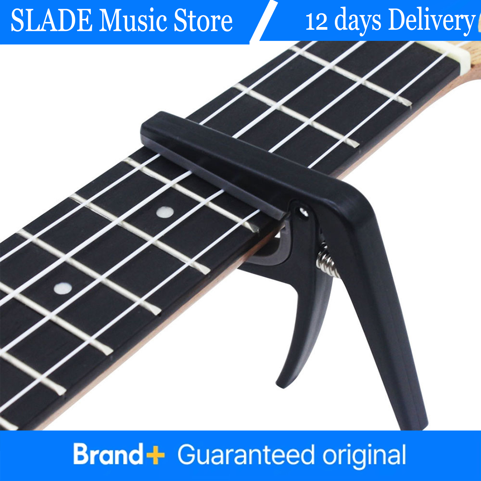 Guitar Tuning Clamp Pro Black  - مراجعة Ukulele Beginner Kit وسعره