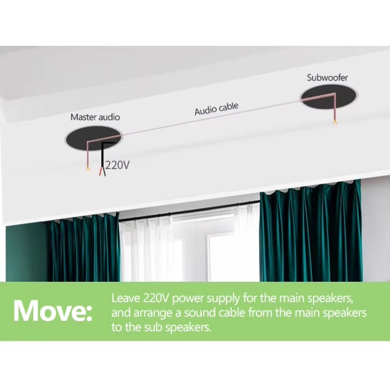 BLE Wireless Ceiling Speaker,  - مراجعة Audio Music Link وسعره