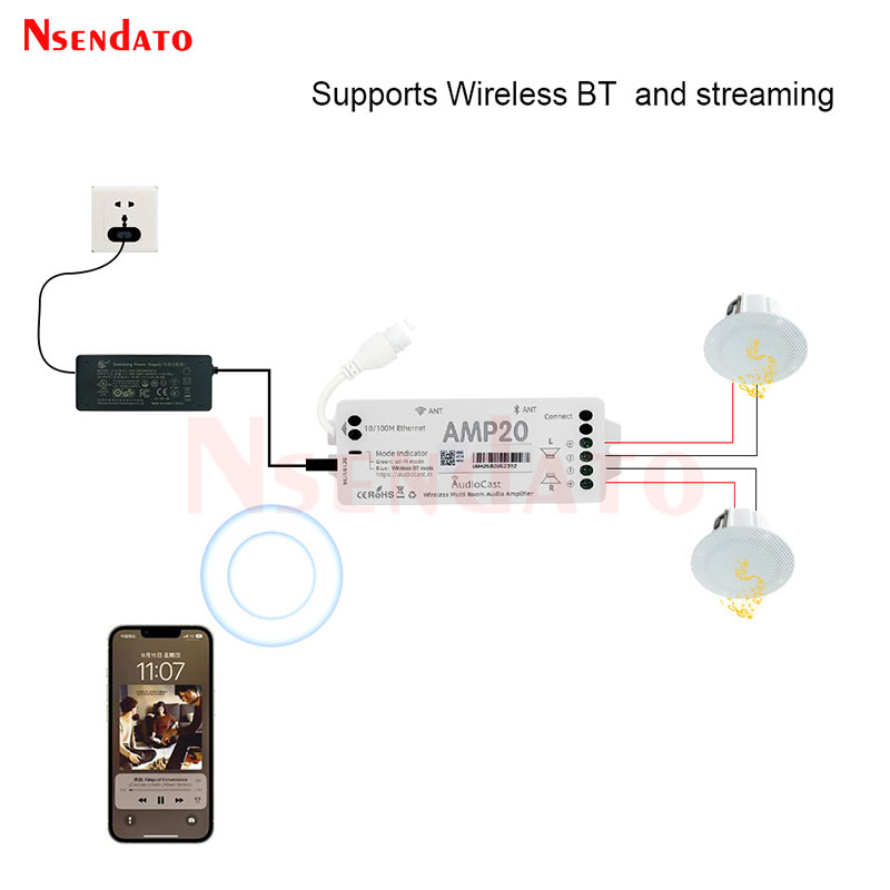 Audiocast AMP20 Wireless Audio - مراجعة Audio Music Youtube وسعره