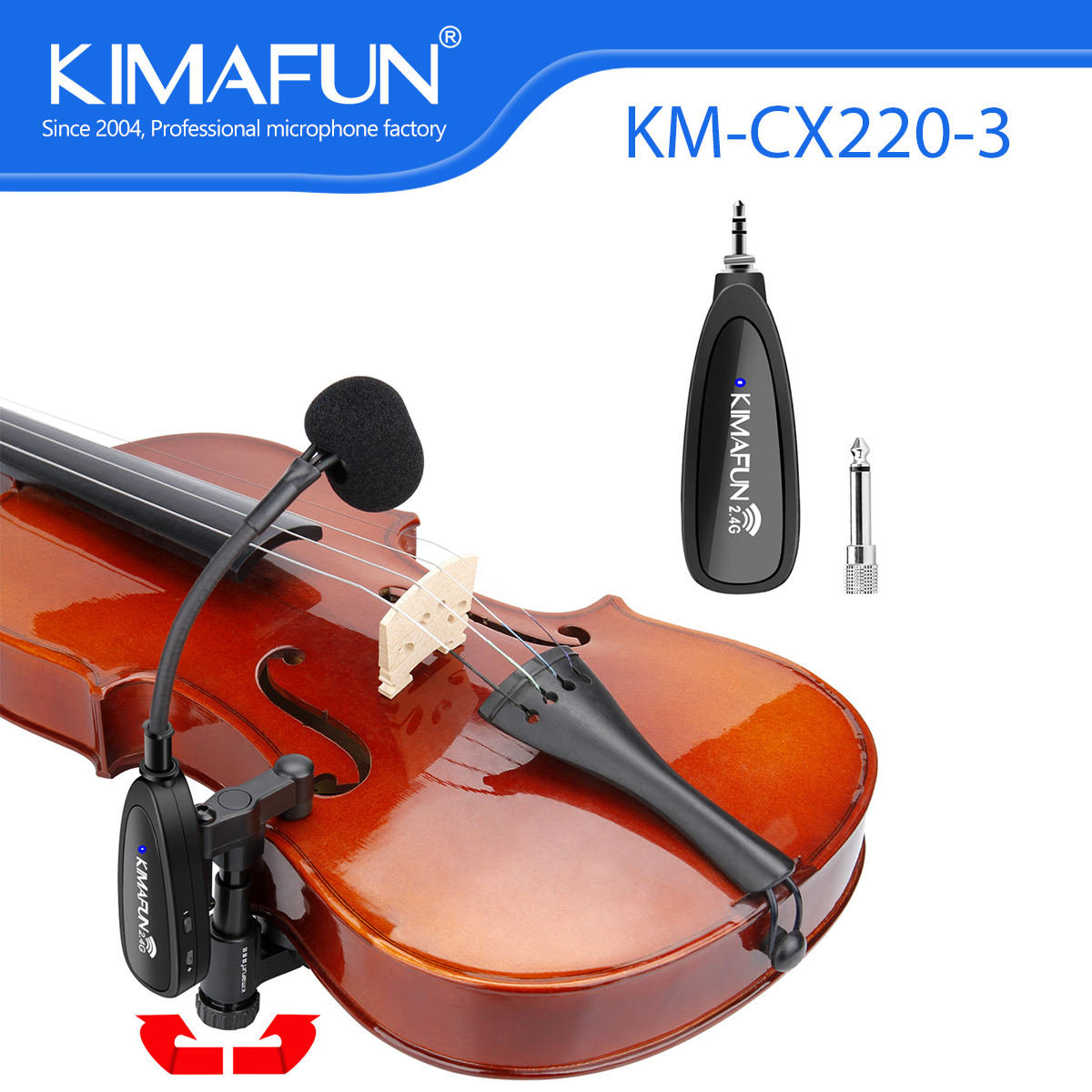KIMAFUN 2.4G Musical Instrumen - مراجعة Audio Music Youtube وسعره